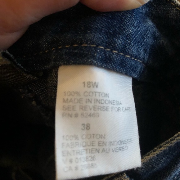 Denim Skort 100% cotton - Picture 5 of 6